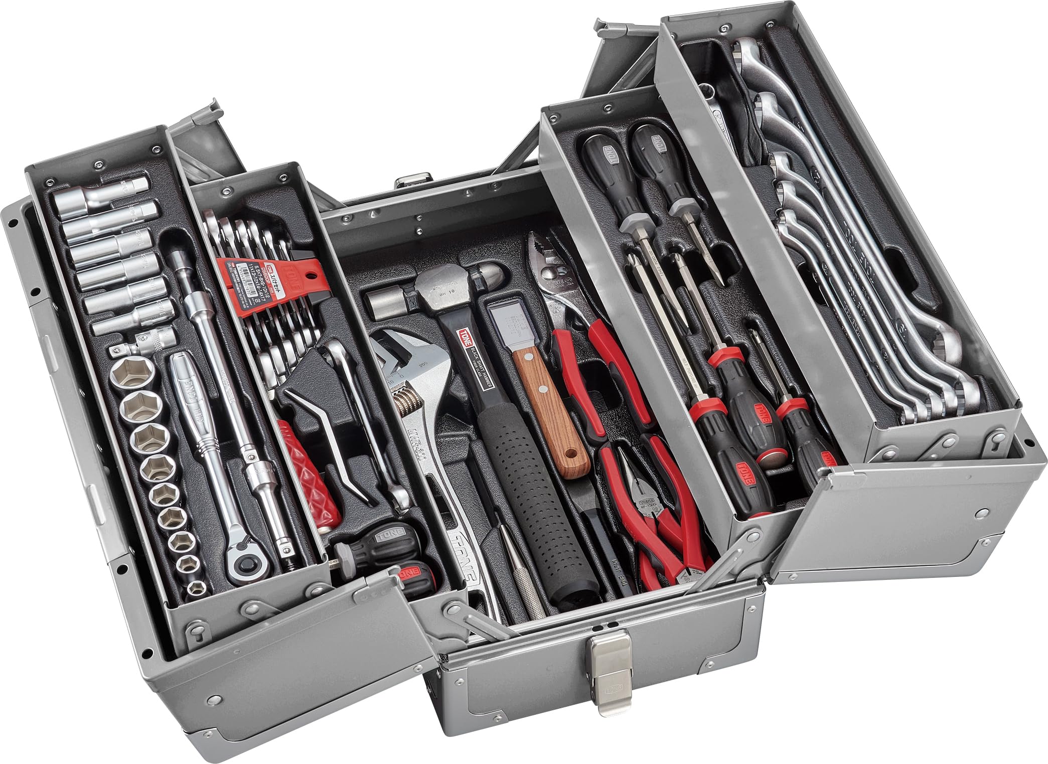 TONE Tool Set TSA3331SV Drive Silver Contents 61 points 9.5mm (3/8 )
TONE Tool Set TSA3331SV Drive Silver Contents 61 points 9.5mm (3/8 )