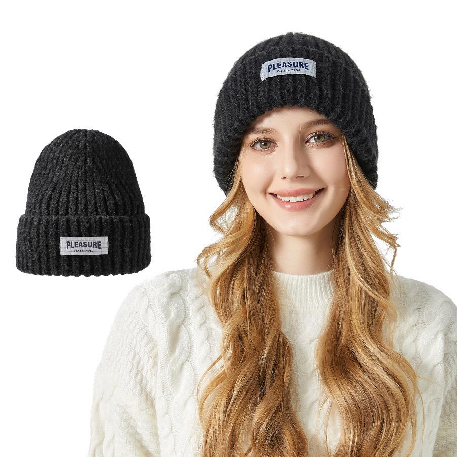 Зимняя уличная толстая вязаная шапка для защиты ушей, мужская теплая шапка для защиты ушей для женщин в холодную погоду чёрный
Зимняя уличная толстая вязаная шапка для защиты ушей, мужская теплая шапка для защиты ушей для женщин в холодную погоду чёрный