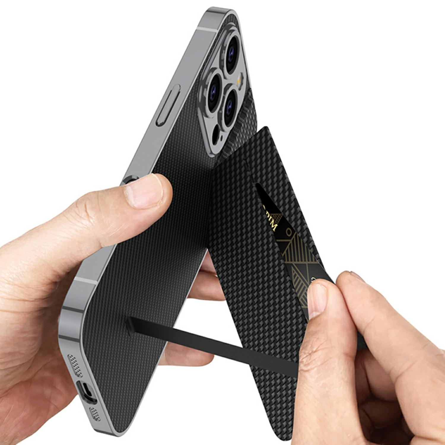 GKK For iPhone 16 Pro Case Shockproof TPU+PC+PU Phone Shell with Card Holder Kickstand Black
GKK For iPhone 16 Pro Case Shockproof TPU+PC+PU Phone Shell with Card Holder Kickstand Black