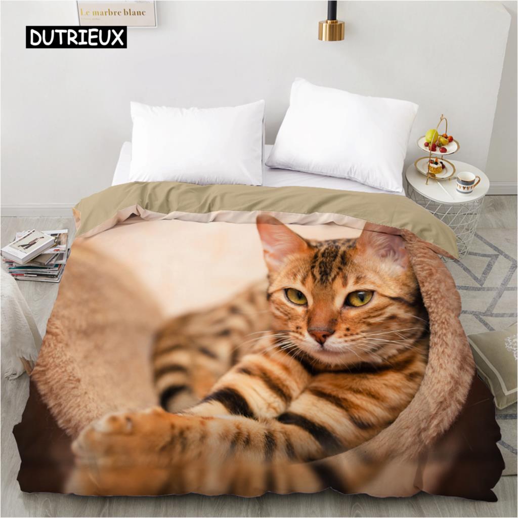 3D Cat Белый пододеяльник Удобный чехол Роскошный питомец Тема Милый Кот Животные Пододеяльник для детей Женщин Украшения для спальни EU single(135x200cm)
3D Cat Белый пододеяльник Удобный чехол Роскошный питомец Тема Милый Кот Животные Пододеяльник для детей Женщин Украшения для спальни EU single(135x200cm)