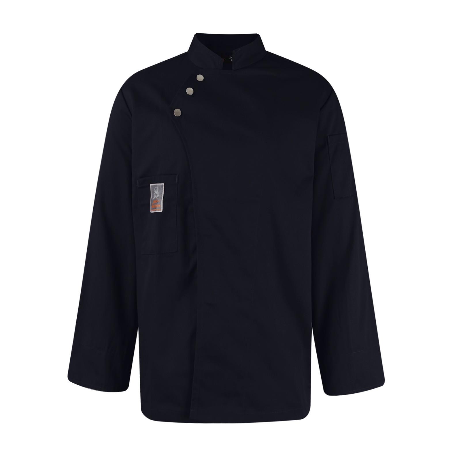 Униформа шеф-повара с длинными рукавами Мужская одежда Униформа для работы в сфере общественного питания Верхняя часть для кухни для мужчин L чёрный
Униформа шеф-повара с длинными рукавами Мужская одежда Униформа для работы в сфере общественного питания Верхняя часть для кухни для мужчин L чёрный