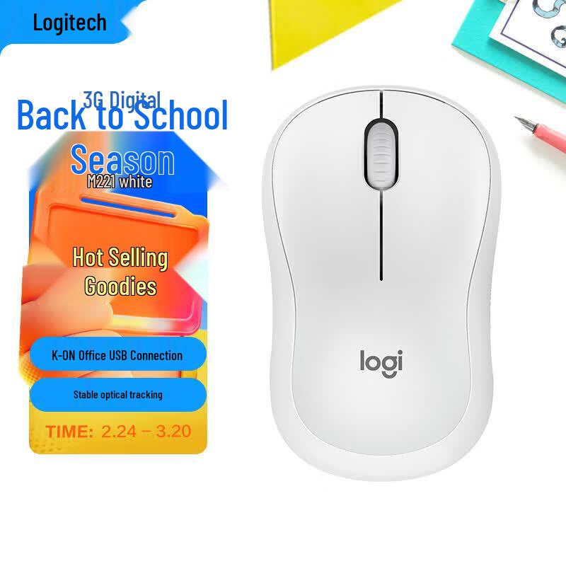 Logitech M221 Silent Wireless Mouse
Logitech M221 Silent Wireless Mouse