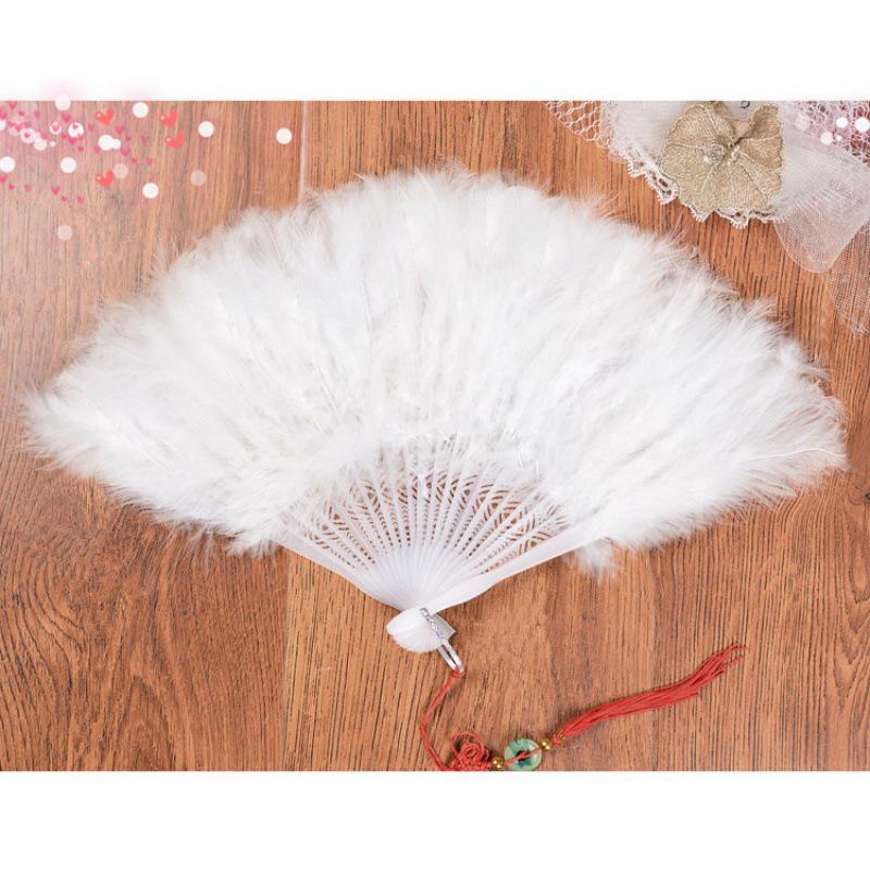 White Feather Dance Fan for Women
White Feather Dance Fan for Women