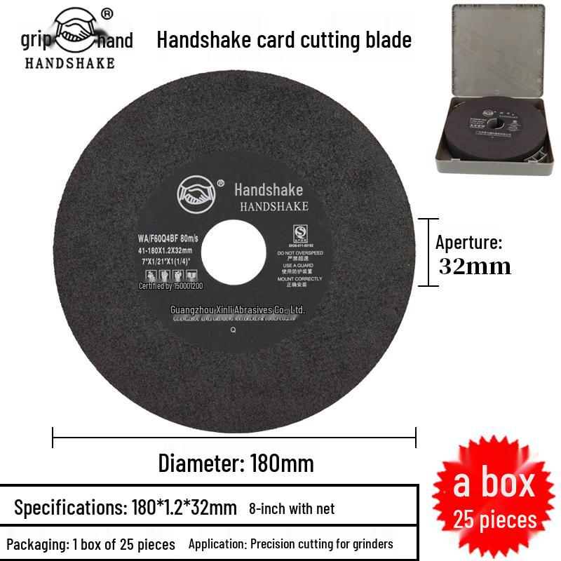 Handshake Ultra-Thin Resin Metal Cutting Disc 200x1.2 mm - Ideal for Aluminum and Grinder Saws
Handshake Ultra-Thin Resin Metal Cutting Disc 200x1.2 mm - Ideal for Aluminum and Grinder Saws