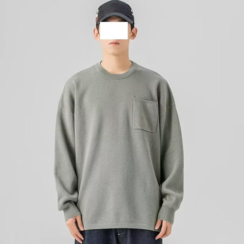 Men s Retro Japanese Knitted Sweater with Pockets - Loose Fit Round Neck Winter Pullover 2X Large світло-зелений колір
Men s Retro Japanese Knitted Sweater with Pockets - Loose Fit Round Neck Winter Pullover 2X Large світло-зелений колір