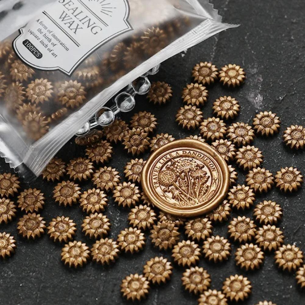 Material Bag Sunflower Retro Colored Wax Bead Stamp Flower Pearl Wax Beads Art Decoration E
Material Bag Sunflower Retro Colored Wax Bead Stamp Flower Pearl Wax Beads Art Decoration E