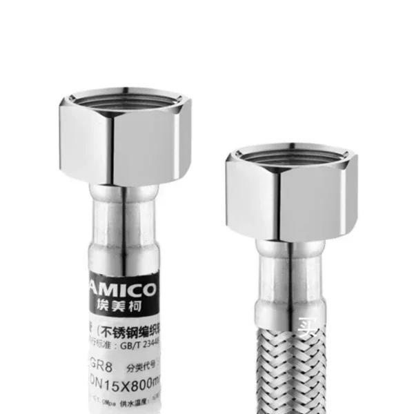 20/25mm 304 Stainless Steel Braided Hose Water Heater Toilet Angle Valve Faucet Hot Cold Water Inlet Pipe 20cm
20/25mm 304 Stainless Steel Braided Hose Water Heater Toilet Angle Valve Faucet Hot Cold Water Inlet Pipe 20cm