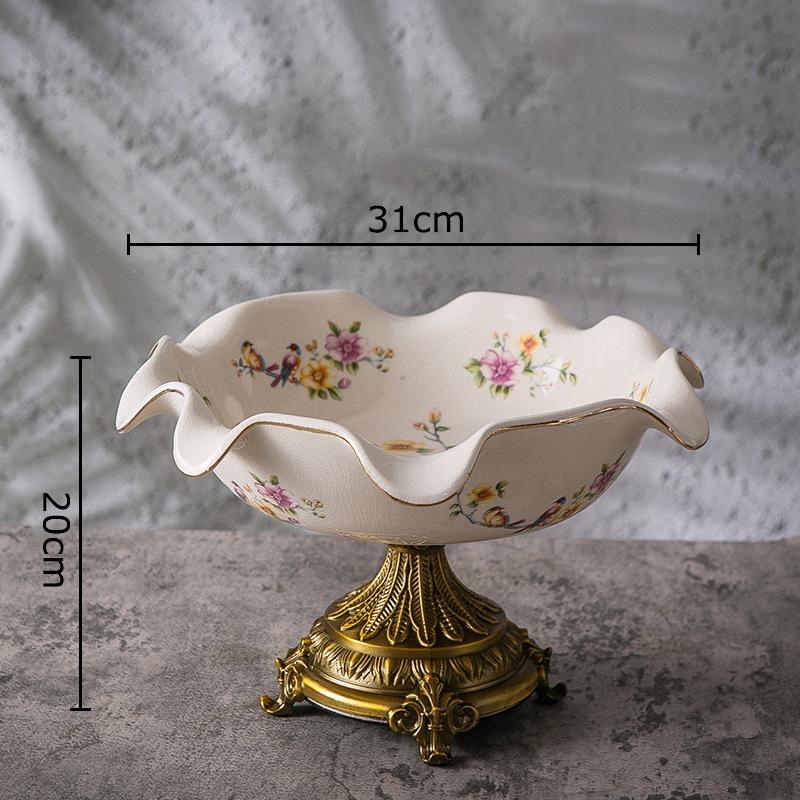 Classical Blue Flower Pattern Fruit Bowl Storage Trays Snack Dessert Plate High Footed Fruits Plate Coffee Table Fruits Tray
Classical Blue Flower Pattern Fruit Bowl Storage Trays Snack Dessert Plate High Footed Fruits Plate Coffee Table Fruits Tray