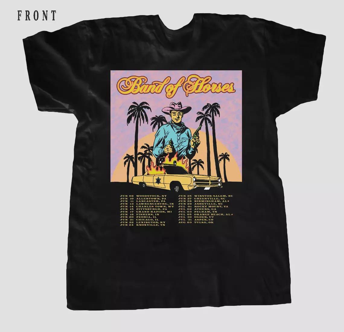Band of Horses Tour 2025 Band Black Cotton T Shirt Mens Womens Tees Top Full Size S-4XL 2XL
Band of Horses Tour 2025 Band Black Cotton T Shirt Mens Womens Tees Top Full Size S-4XL 2XL