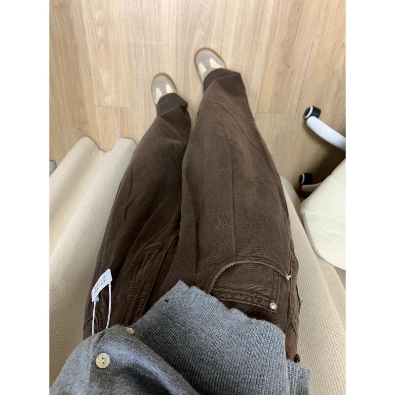 Retro Brown Wide-Leg Jeans, Plus Size, Slim Fit, American Style, Fall/Winter Women s Casual Pants 5XL
Retro Brown Wide-Leg Jeans, Plus Size, Slim Fit, American Style, Fall/Winter Women s Casual Pants 5XL