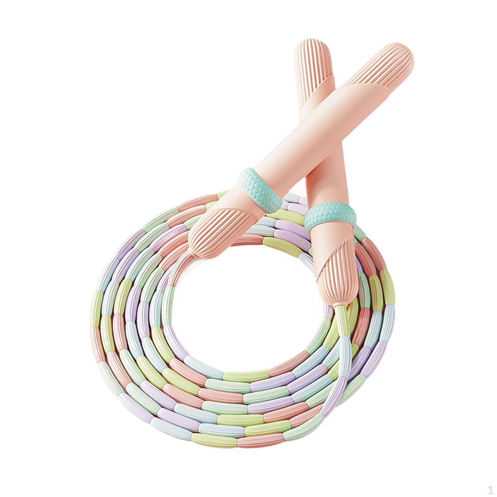 Beaded Jump Rope for Kids, Ideal Outdoor Sports, Indoor Workout, Segmented Floor Skipping рожевий
Beaded Jump Rope for Kids, Ideal Outdoor Sports, Indoor Workout, Segmented Floor Skipping рожевий