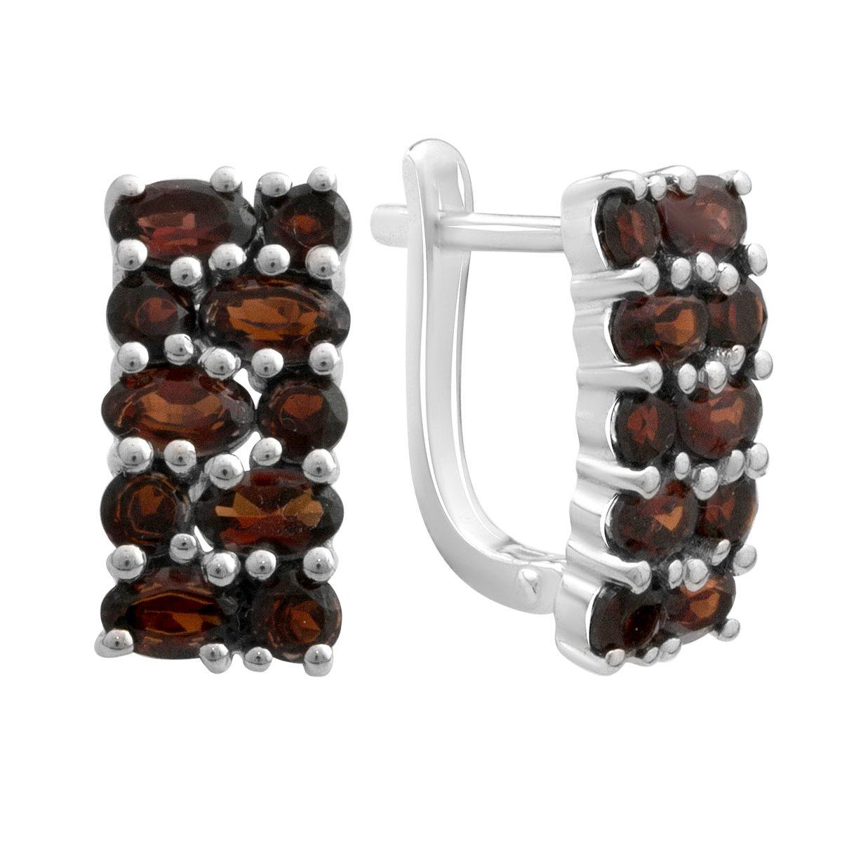 Silver earrings with natural garnet 4.825ct (2181934) темні цукерки apple червоний колір
Silver earrings with natural garnet 4.825ct (2181934) темні цукерки apple червоний колір