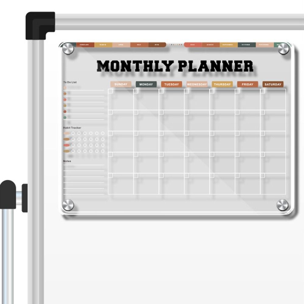 Transparent Magnetic Acrylic Weekly Planner Monthly Calendar Memo Office/Home Use 31*22.8cm-Weekly Plan
Transparent Magnetic Acrylic Weekly Planner Monthly Calendar Memo Office/Home Use 31*22.8cm-Weekly Plan