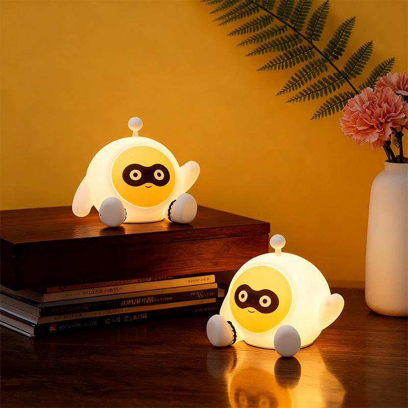 Egg Boy Silicone Night Light: Sleep Companion & Children s Gift Colorful Light білий
Egg Boy Silicone Night Light: Sleep Companion & Children s Gift Colorful Light білий