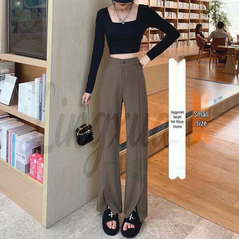 Women s Gray High Waist Split Suit Pants - Autumn 2026 Floor-Length, Slimming, Versatile Straight Leg. 2XL
Women s Gray High Waist Split Suit Pants - Autumn 2026 Floor-Length, Slimming, Versatile Straight Leg. 2XL