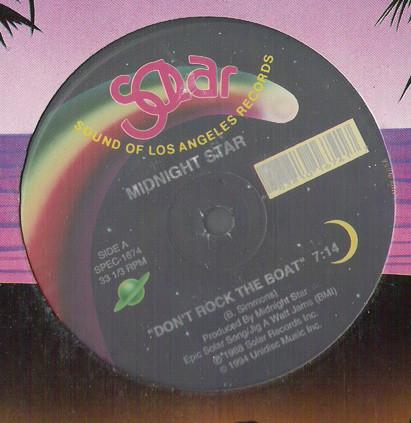 12inch Record MIDNIGHT STAR - Don t Rock The Boat / Snake In The SPEC1674 Unidisc, Solar 1994 US Soul/Funk Used
12inch Record MIDNIGHT STAR - Don t Rock The Boat / Snake In The SPEC1674 Unidisc, Solar 1994 US Soul/Funk Used