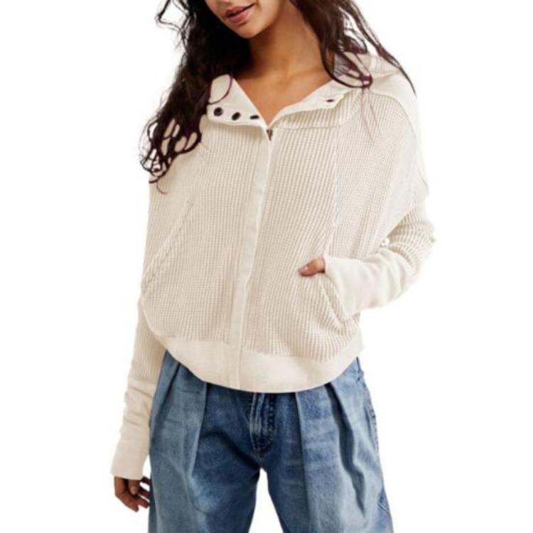 Women s Cropped Zip Up Hoodie Jacket Casual Ribbed Waffle Knit Sweatshirt Long Sleeve with Pockets XL бежевий
Women s Cropped Zip Up Hoodie Jacket Casual Ribbed Waffle Knit Sweatshirt Long Sleeve with Pockets XL бежевий