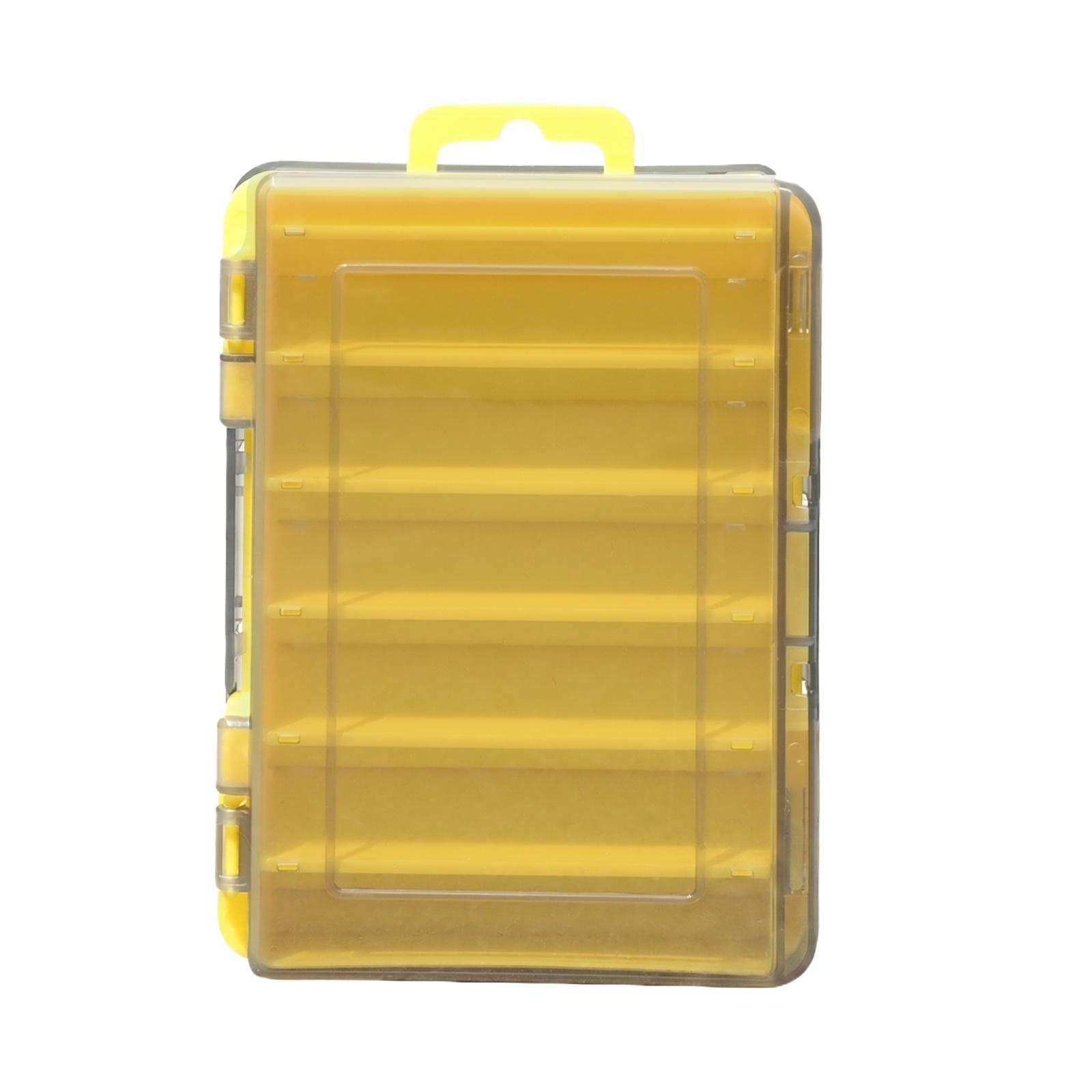 Double Layer Fishing Tackle Box Multi Functional Bait Storage Case Dual Sided Lure Organizer with Compartments for Minnow Pencil Lures one size жовтий
Double Layer Fishing Tackle Box Multi Functional Bait Storage Case Dual Sided Lure Organizer with Compartments for Minnow Pencil Lures one size жовтий