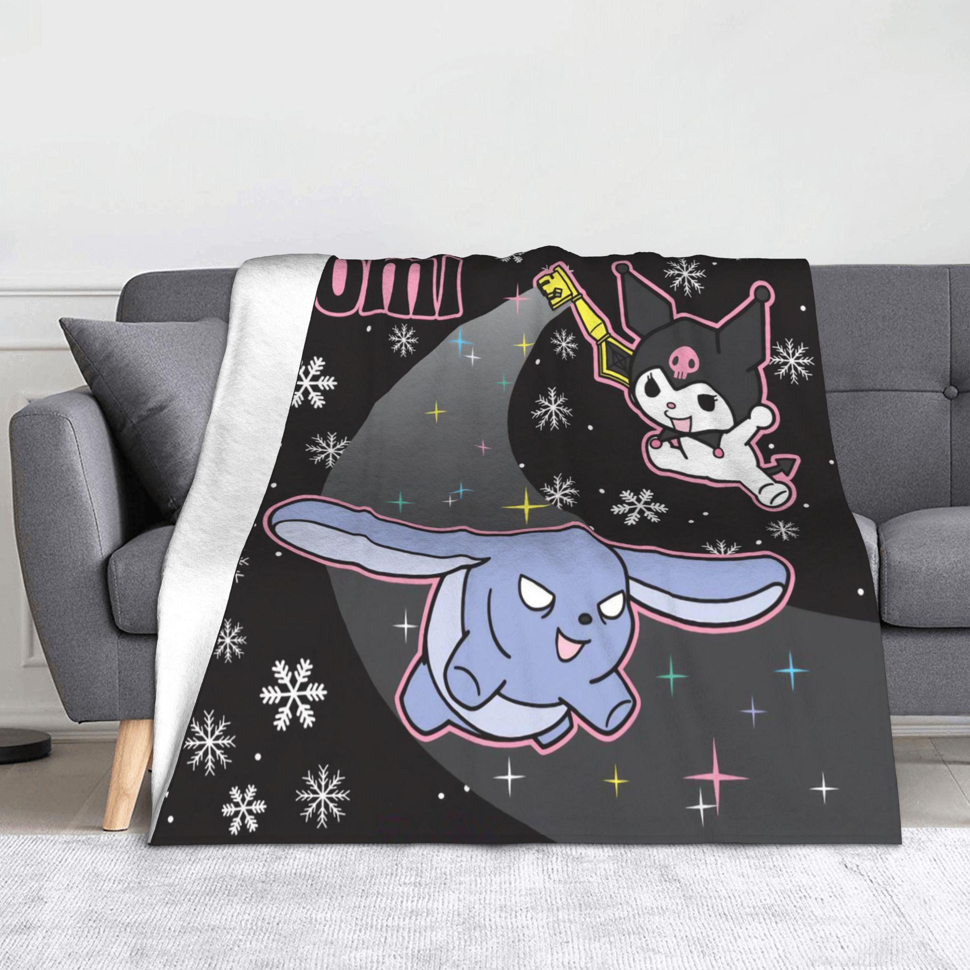 Kawaii Kuromi Anime Blanket Coral Fleece Plush Winter Multi-function Super Soft Throw Blankets for Home Office Bedspreads 75cmx90cm
Kawaii Kuromi Anime Blanket Coral Fleece Plush Winter Multi-function Super Soft Throw Blankets for Home Office Bedspreads 75cmx90cm