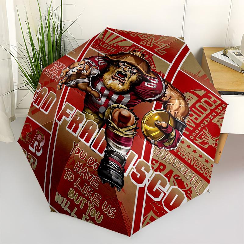 San Francisco 49ers, Football Themed Automatic Opening and Closing Umbrella, Compact Travel Umbrella, Lightweight and Portable, Suitable for
San Francisco 49ers, Football Themed Automatic Opening and Closing Umbrella, Compact Travel Umbrella, Lightweight and Portable, Suitable for