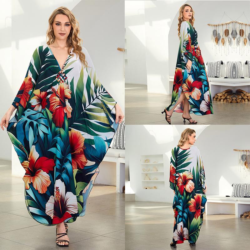 2024 Женский Свободный Пляжный Халат-Накидка из Полиэстера, Платье от Солнца One Size
2024 Женский Свободный Пляжный Халат-Накидка из Полиэстера, Платье от Солнца One Size