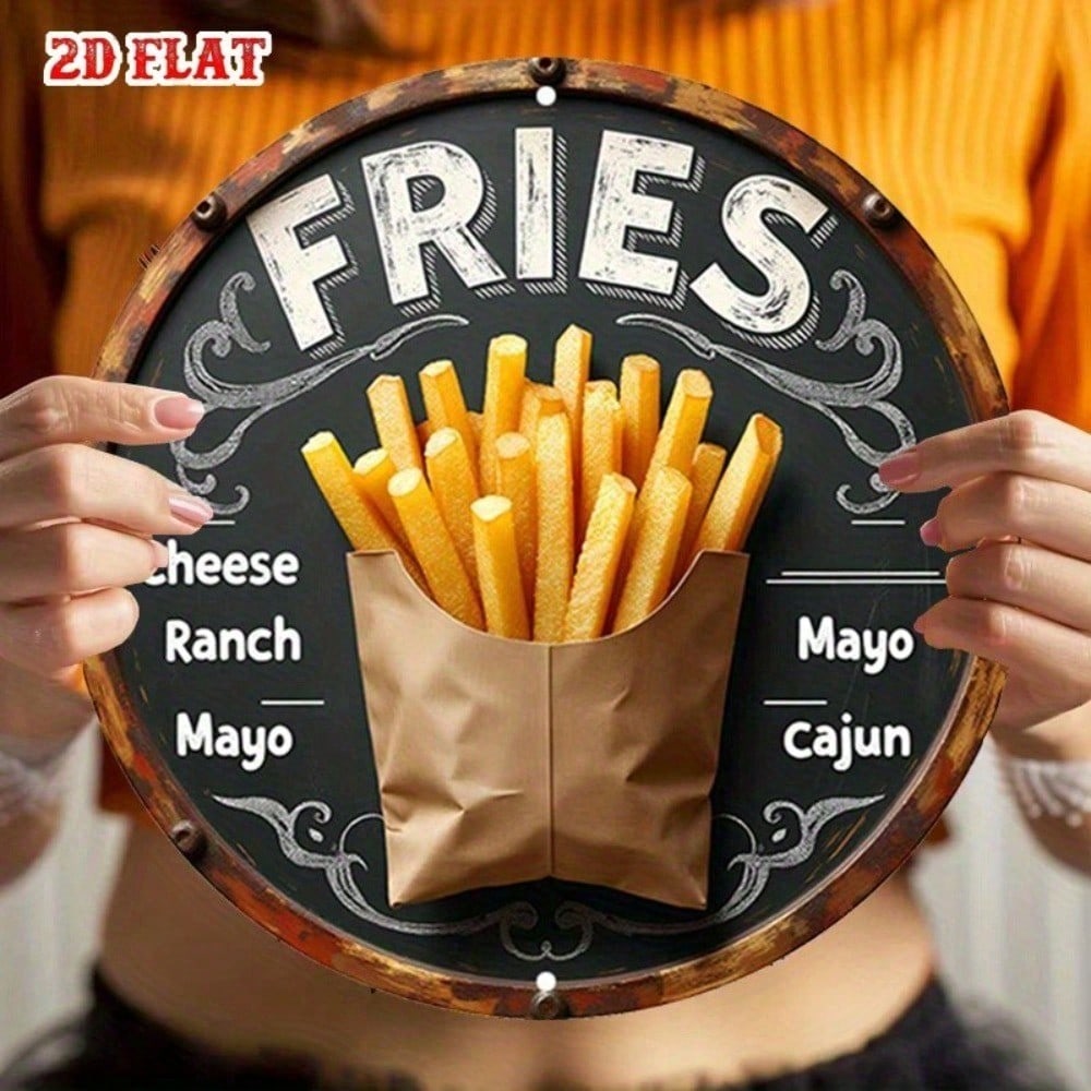Retro Metal Tin Sign 8x8 Inch for Kitchen Wall Art, Funny Vintage Poster for Home Bar Diner, Cheese Fries Ranch Mayo Cajun Spice Decor 20x20 різнокольоровий
Retro Metal Tin Sign 8x8 Inch for Kitchen Wall Art, Funny Vintage Poster for Home Bar Diner, Cheese Fries Ranch Mayo Cajun Spice Decor 20x20 різнокольоровий