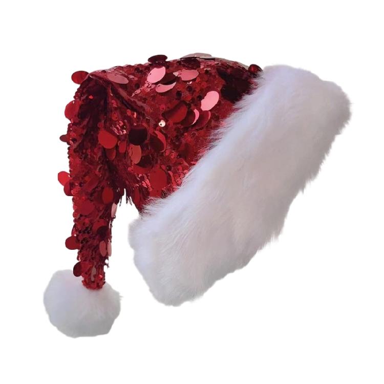 Glittered Festival Cap Sequins Santa Hats Adults Christmas Hats for New Year Party Christmas Costume Supply червоний
Glittered Festival Cap Sequins Santa Hats Adults Christmas Hats for New Year Party Christmas Costume Supply червоний