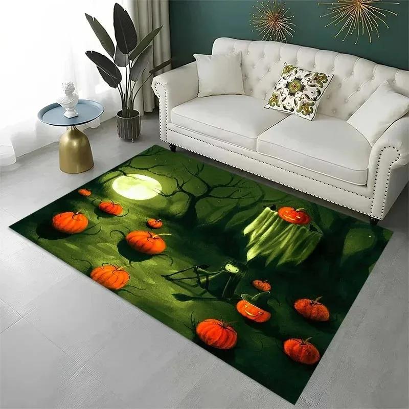 Horror Halloween Pumpkin Rug Non-Slip Kitchen Mat Scary Bathroom Floor Carpet Creepy Laundry Room Decor with Ghost Print Home 100x150cm
Horror Halloween Pumpkin Rug Non-Slip Kitchen Mat Scary Bathroom Floor Carpet Creepy Laundry Room Decor with Ghost Print Home 100x150cm