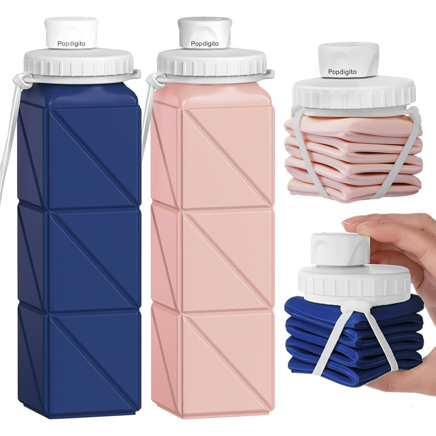 Collapsible Water Bottles 2 Pack Compact Portable,Leakproof,Bpa-Free Silicone Bottles For Travel,Hiking,Camping,Gym,Outdoor Sports.Curable,Lightweight X
Collapsible Water Bottles 2 Pack Compact Portable,Leakproof,Bpa-Free Silicone Bottles For Travel,Hiking,Camping,Gym,Outdoor Sports.Curable,Lightweight X