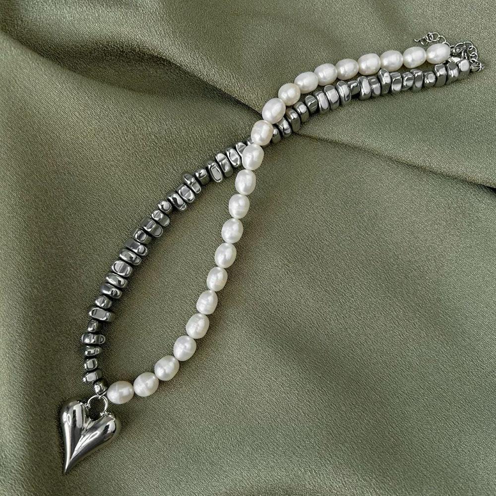 Elegant Imitation Irregular CCB Beads Chain Heart Pendant Necklace For Women Choker Dinner Party Valentine s Jewelry N0489
Elegant Imitation Irregular CCB Beads Chain Heart Pendant Necklace For Women Choker Dinner Party Valentine s Jewelry N0489