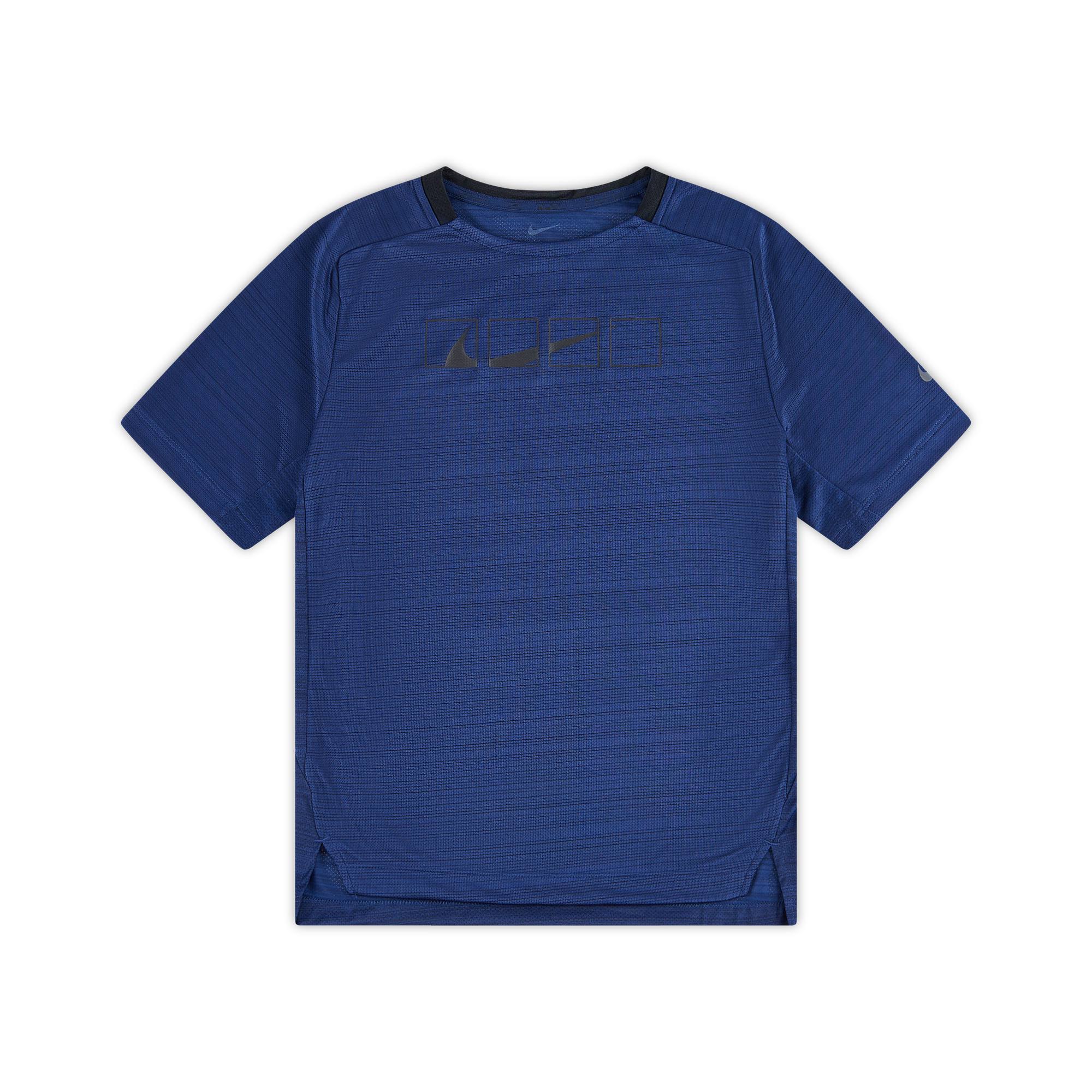 Nike Dri-Fit T-Shirt Multi Quick-Dry Mesh Breathable Comfortable Lightweight Short Sleeve Kids Tops Deep-Navy Black HJ0631-410 S
Nike Dri-Fit T-Shirt Multi Quick-Dry Mesh Breathable Comfortable Lightweight Short Sleeve Kids Tops Deep-Navy Black HJ0631-410 S