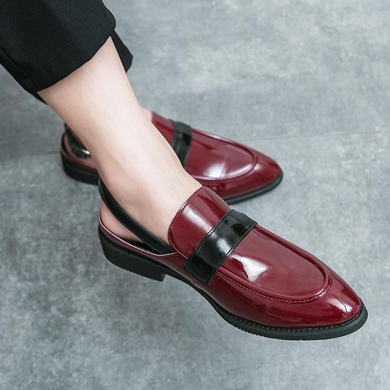 Men s summer new casual fashion breathable half-drag sandals Korean version trendy business youth leather shoes 38
Men s summer new casual fashion breathable half-drag sandals Korean version trendy business youth leather shoes 38