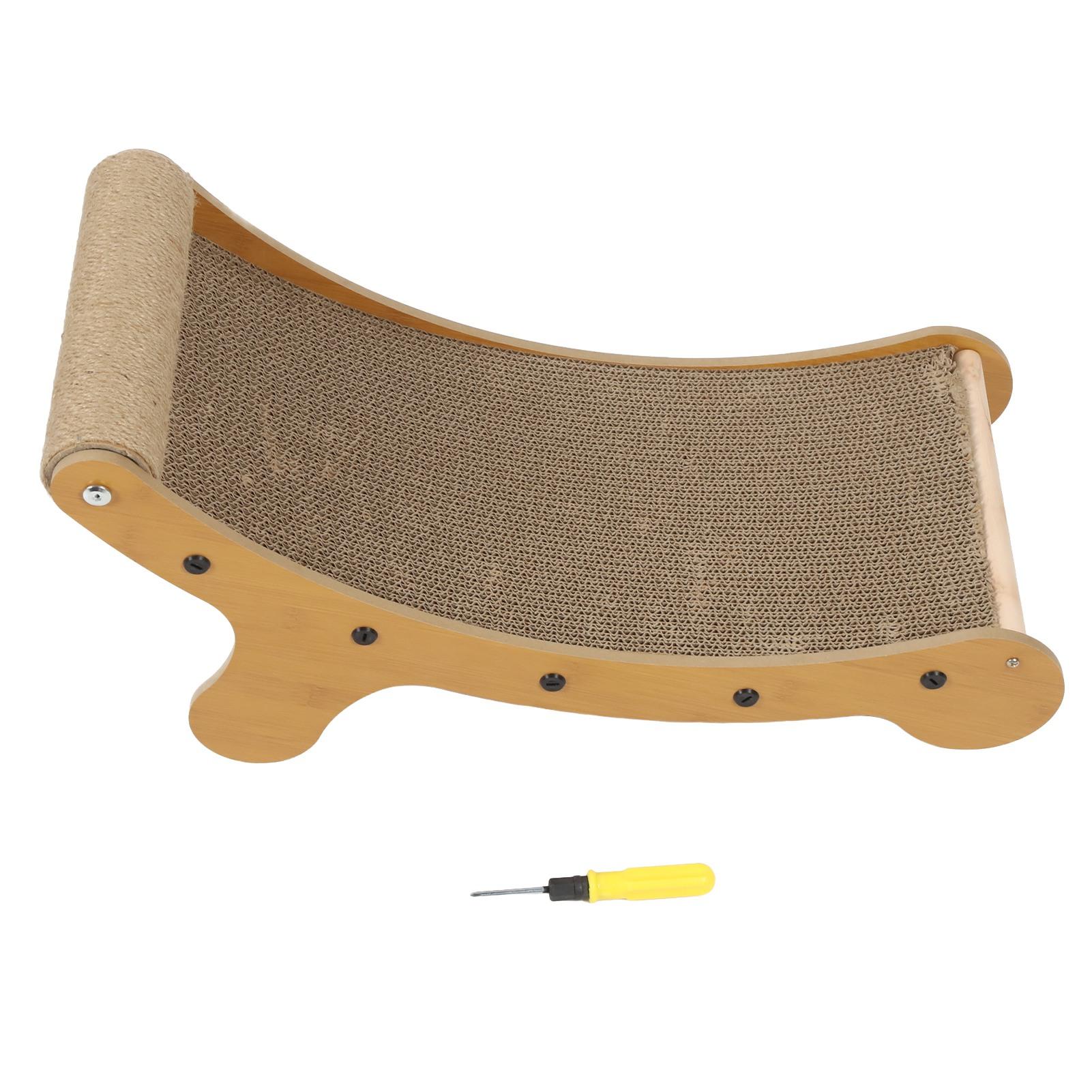 Cat Scratcher Lounge Chair Multipurpose Durable Curved Cat Scratch Pad Cat Scratching Cardboard for
Cat Scratcher Lounge Chair Multipurpose Durable Curved Cat Scratch Pad Cat Scratching Cardboard for