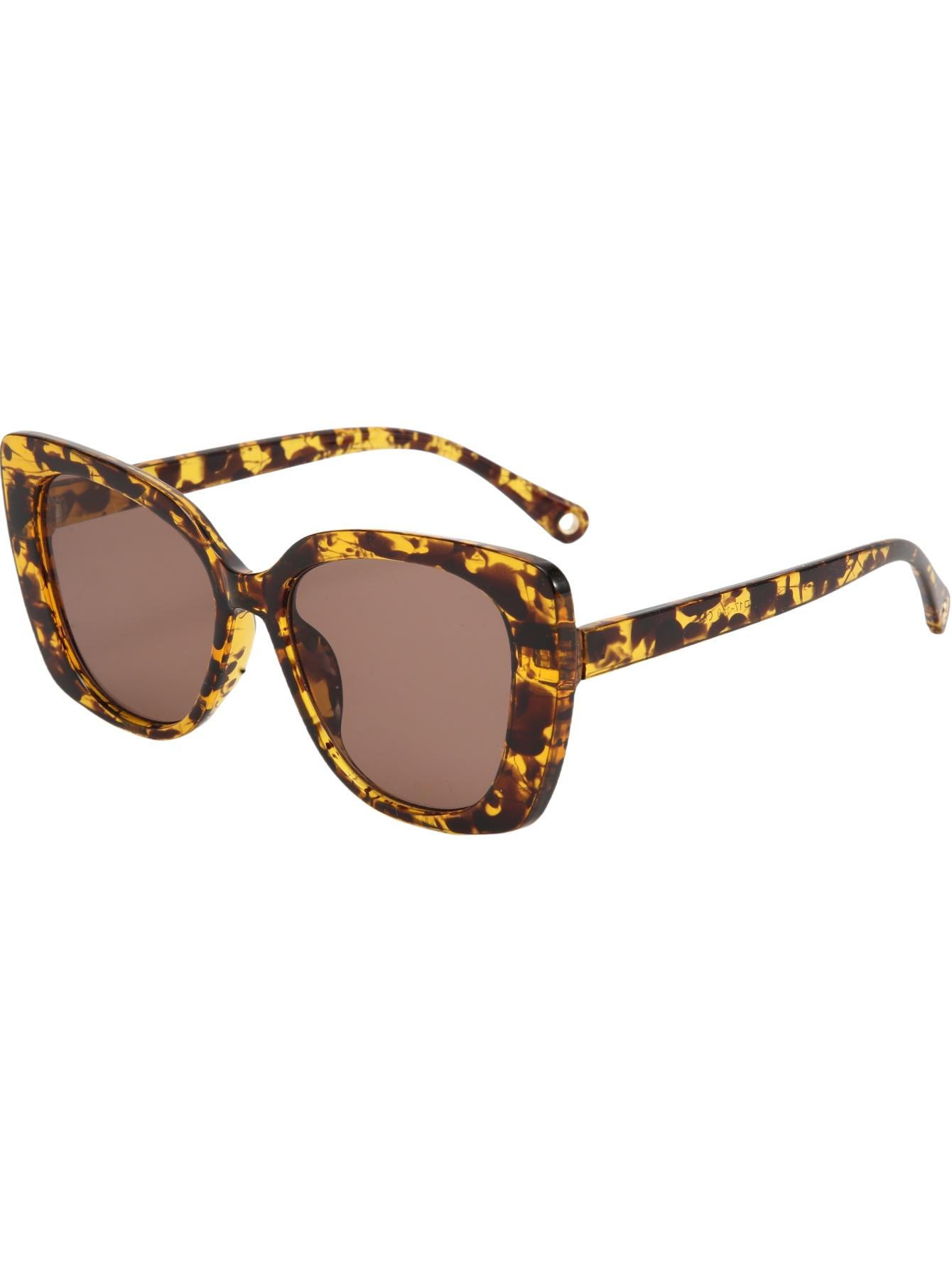 Fashion fragrance big box fashion glasses outdoor driving glasses plain sunglasses. коричневый
Fashion fragrance big box fashion glasses outdoor driving glasses plain sunglasses. коричневый