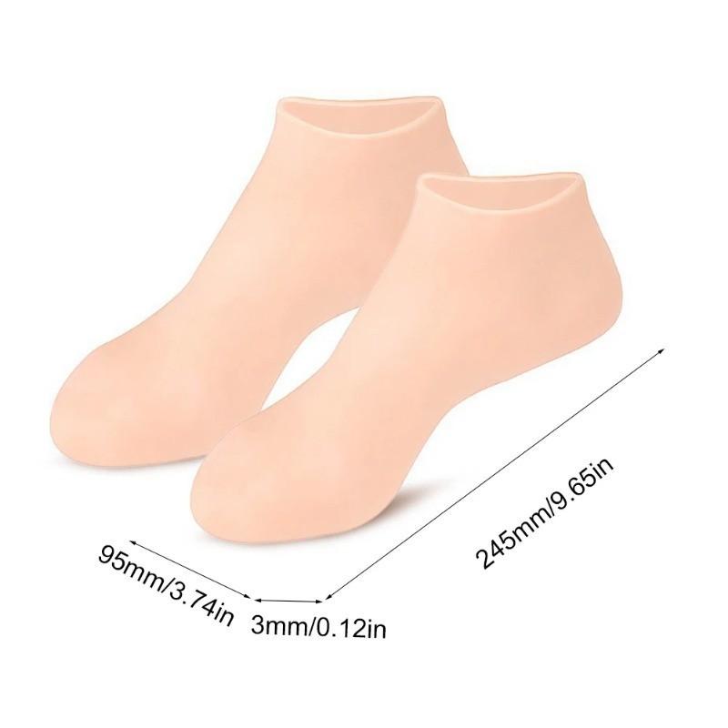 Soft Silicone Socks Gloves Exfoliating Moisturizing Gel Socks Reusable Sock Preventing Dryness Dead Skin Remover Hand Foot Care
Soft Silicone Socks Gloves Exfoliating Moisturizing Gel Socks Reusable Sock Preventing Dryness Dead Skin Remover Hand Foot Care