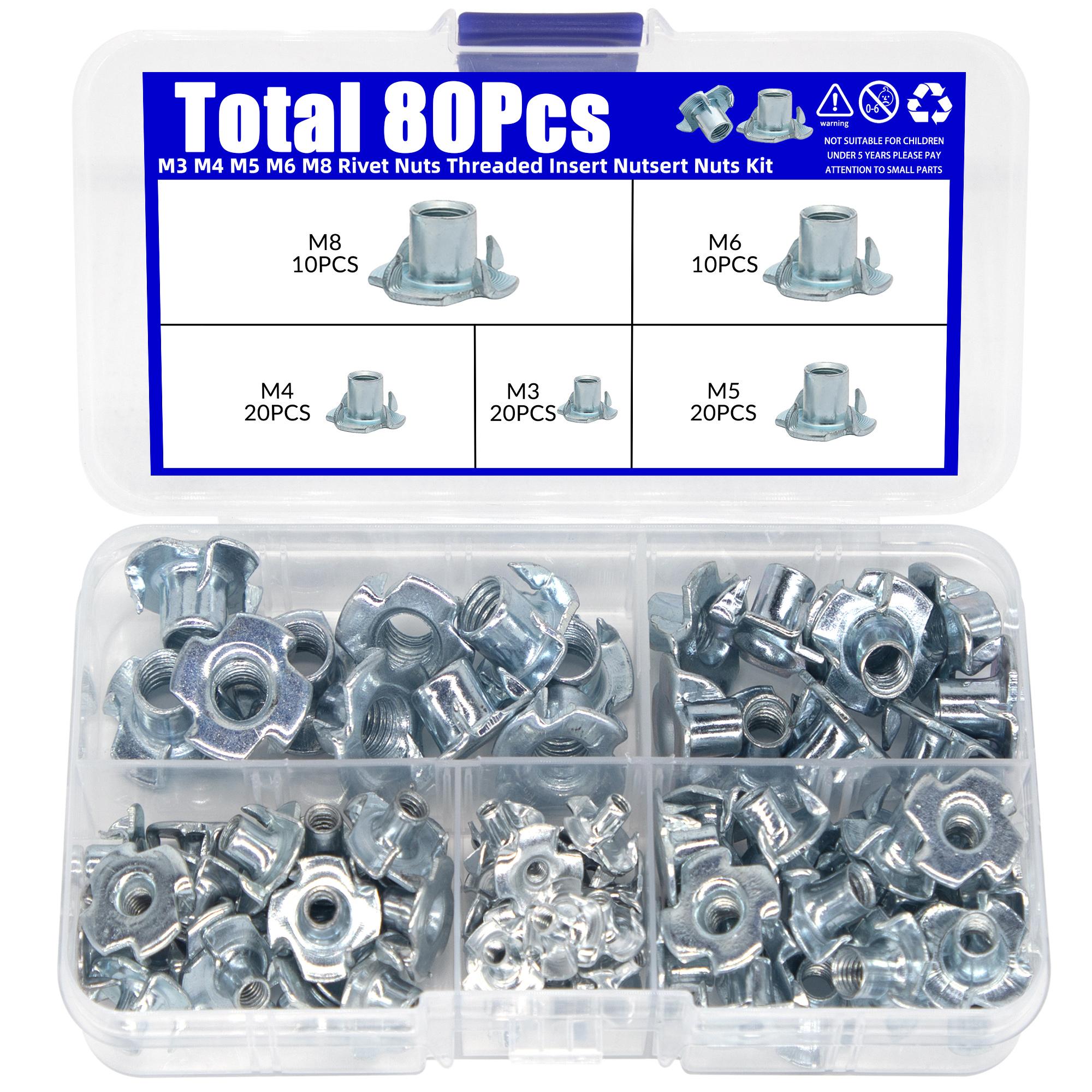 80 шт. Оцинкованные гайки с четырьмя лапками, M3 M4 M5 M6 M8 Углеродистая сталь Четырехточечные ударные гайки, Подходят для обслуживания деревянной мебели
80 шт. Оцинкованные гайки с четырьмя лапками, M3 M4 M5 M6 M8 Углеродистая сталь Четырехточечные ударные гайки, Подходят для обслуживания деревянной мебели