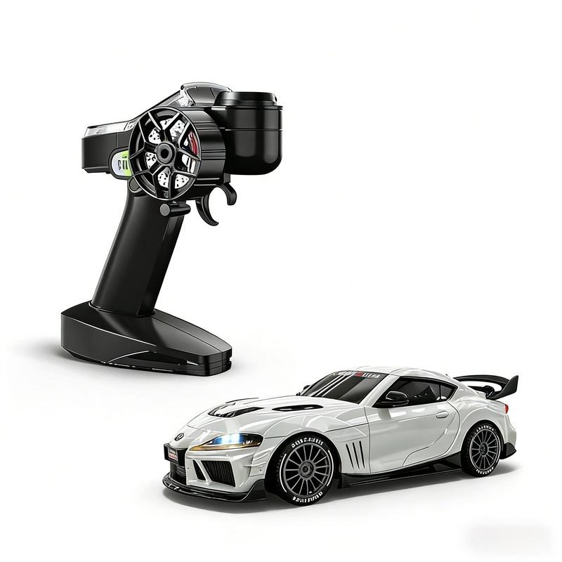 1:43 Supra 1087X RC Drift Car Diecast Metal Body Static Model Grade Gyro 4WD Full Proportional Mini RC Vehicle for Collectors
1:43 Supra 1087X RC Drift Car Diecast Metal Body Static Model Grade Gyro 4WD Full Proportional Mini RC Vehicle for Collectors
