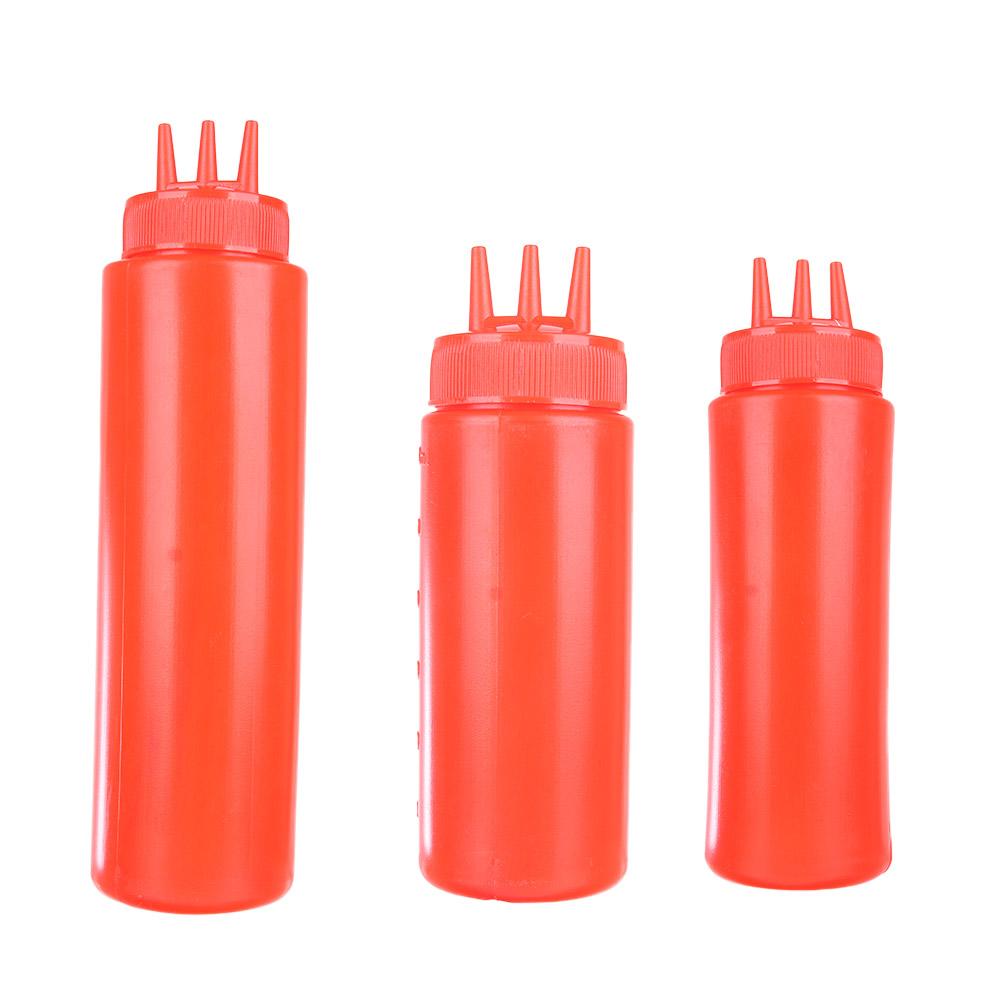 3 Holes Durable Salad Vinegar Organization Mustard Jar Dispenser Kitchen Accessories Squeeze Bottle
3 Holes Durable Salad Vinegar Organization Mustard Jar Dispenser Kitchen Accessories Squeeze Bottle