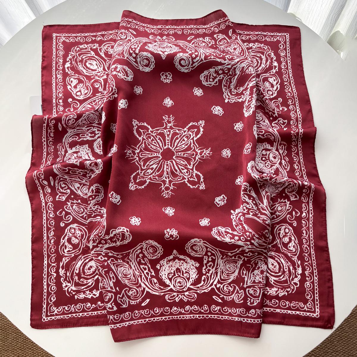 Imitation Silk Square Scarf For Women Paisley Printed Bandanas Hairband Luxury Hijab Neckerchief Elegant Shawl Wraps For Daily
Imitation Silk Square Scarf For Women Paisley Printed Bandanas Hairband Luxury Hijab Neckerchief Elegant Shawl Wraps For Daily