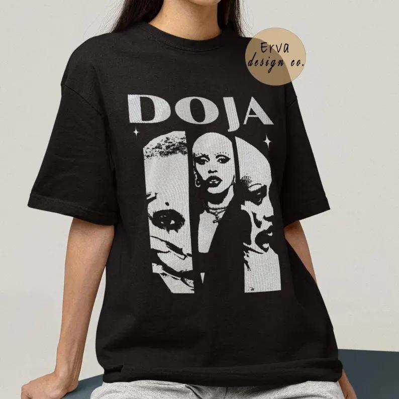 Хлопковая футболка с принтом Doja Cat Топ для любителя музыки Концертный топ S
Хлопковая футболка с принтом Doja Cat Топ для любителя музыки Концертный топ S
