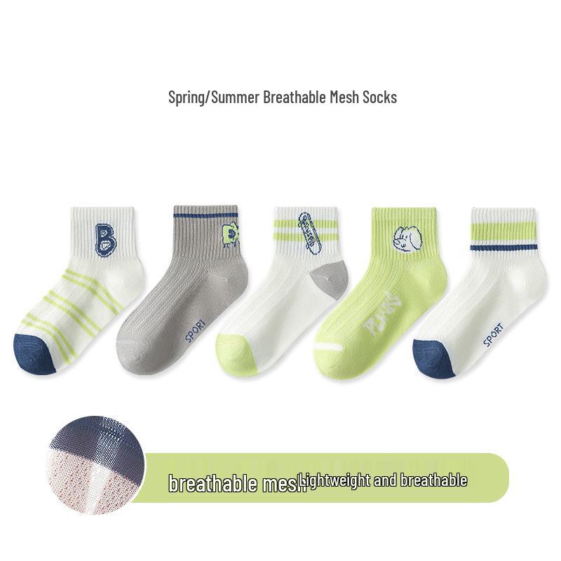 5 Pairs Children s Breathable Mesh Cotton Socks, Cartoon Design for Ages 1-14, Ideal for Spring and Summer XXL 12+ Years, Size 36-40
5 Pairs Children s Breathable Mesh Cotton Socks, Cartoon Design for Ages 1-14, Ideal for Spring and Summer XXL 12+ Years, Size 36-40