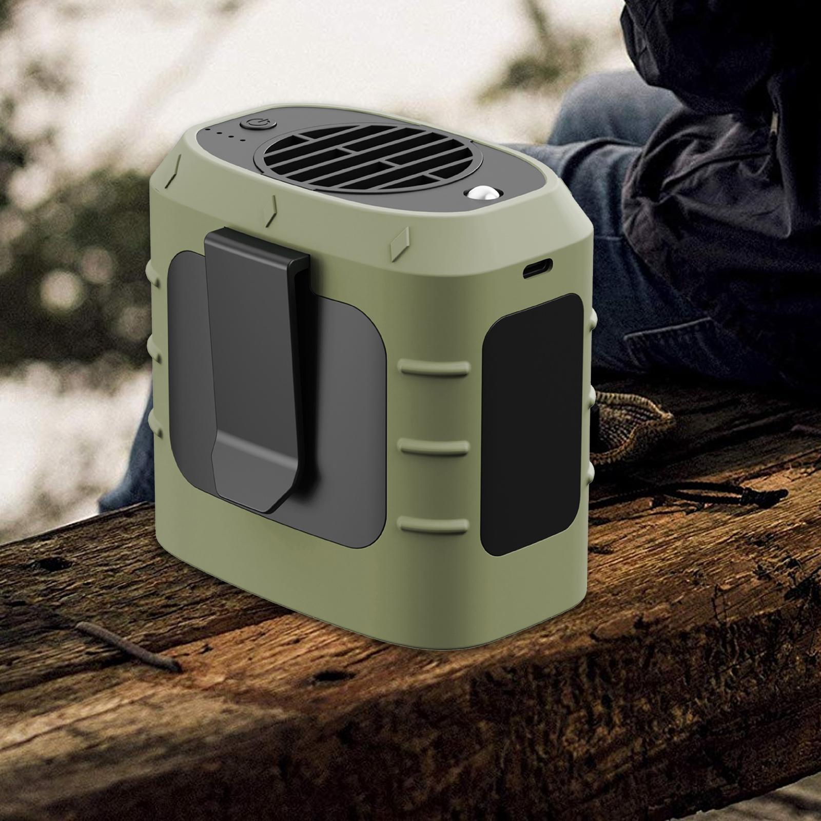 USB Air Cooling Fan Dual Clip Bladeless Waist Fan Power Bank 8000mAh Type-C Charging 3-speed with Lanyard for Outdoor Working
USB Air Cooling Fan Dual Clip Bladeless Waist Fan Power Bank 8000mAh Type-C Charging 3-speed with Lanyard for Outdoor Working