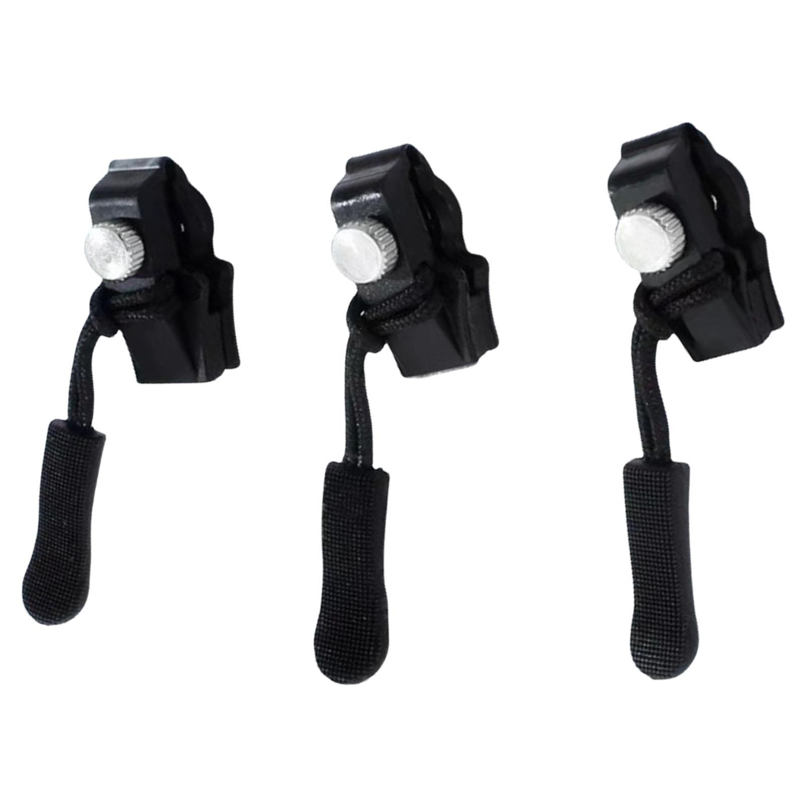 3 шт. Наборы для ремонта молний, съемные пулеры для молний, набор для замены молний 3 размеров для курток, сумок, джинсов, чемоданов