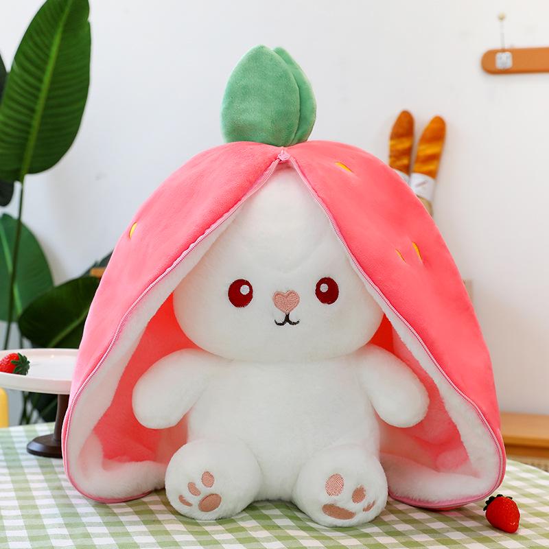 Strawberry Bunny Plush: Cute Radish-Inspired Companion with Big Ears 28cm 0.15kg
Strawberry Bunny Plush: Cute Radish-Inspired Companion with Big Ears 28cm 0.15kg