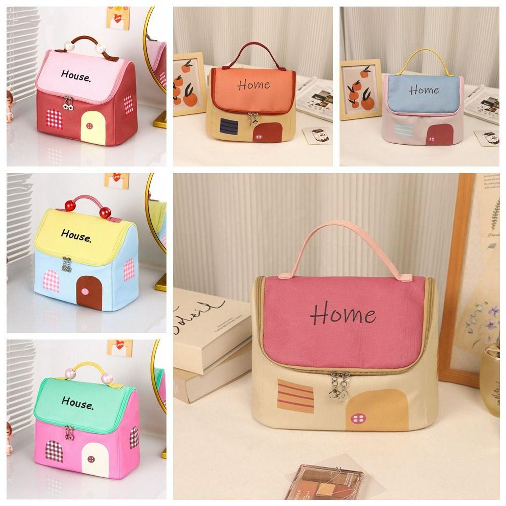 Kawaii Cute Cabin Makeup Bag Large Capacity Toiletry Storage Bag Handheld Cosmetic Case Ladies Style1-Brown
Kawaii Cute Cabin Makeup Bag Large Capacity Toiletry Storage Bag Handheld Cosmetic Case Ladies Style1-Brown