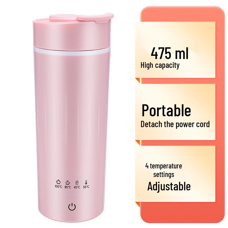 UGASUN Smart Portable Electric Kettle for Dorms and Travel China Plug рожевий
UGASUN Smart Portable Electric Kettle for Dorms and Travel China Plug рожевий