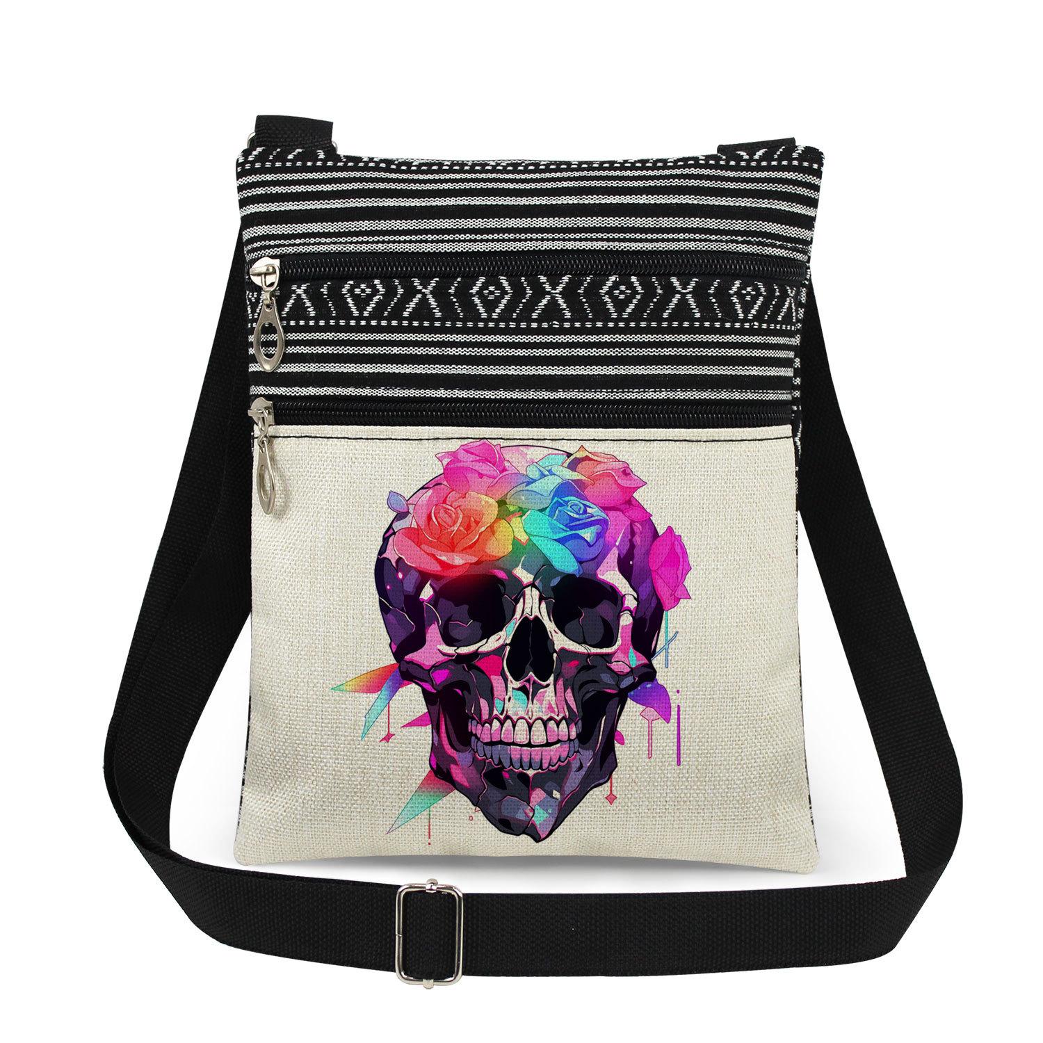 1PC Skeleton Print Tote Bags Women Shoulder Handbags Postman Package 6958
1PC Skeleton Print Tote Bags Women Shoulder Handbags Postman Package 6958