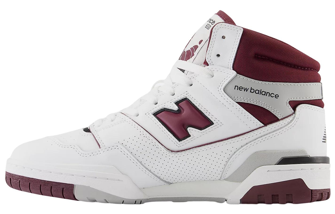 650R New Balance White Burgundy BB650RCH 37.5
650R New Balance White Burgundy BB650RCH 37.5