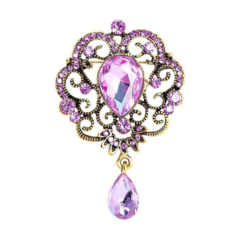 New fashion crystal pendant brooch high sense light luxury versatile diamond-encrusted corsage women s pin clothing accessories
New fashion crystal pendant brooch high sense light luxury versatile diamond-encrusted corsage women s pin clothing accessories