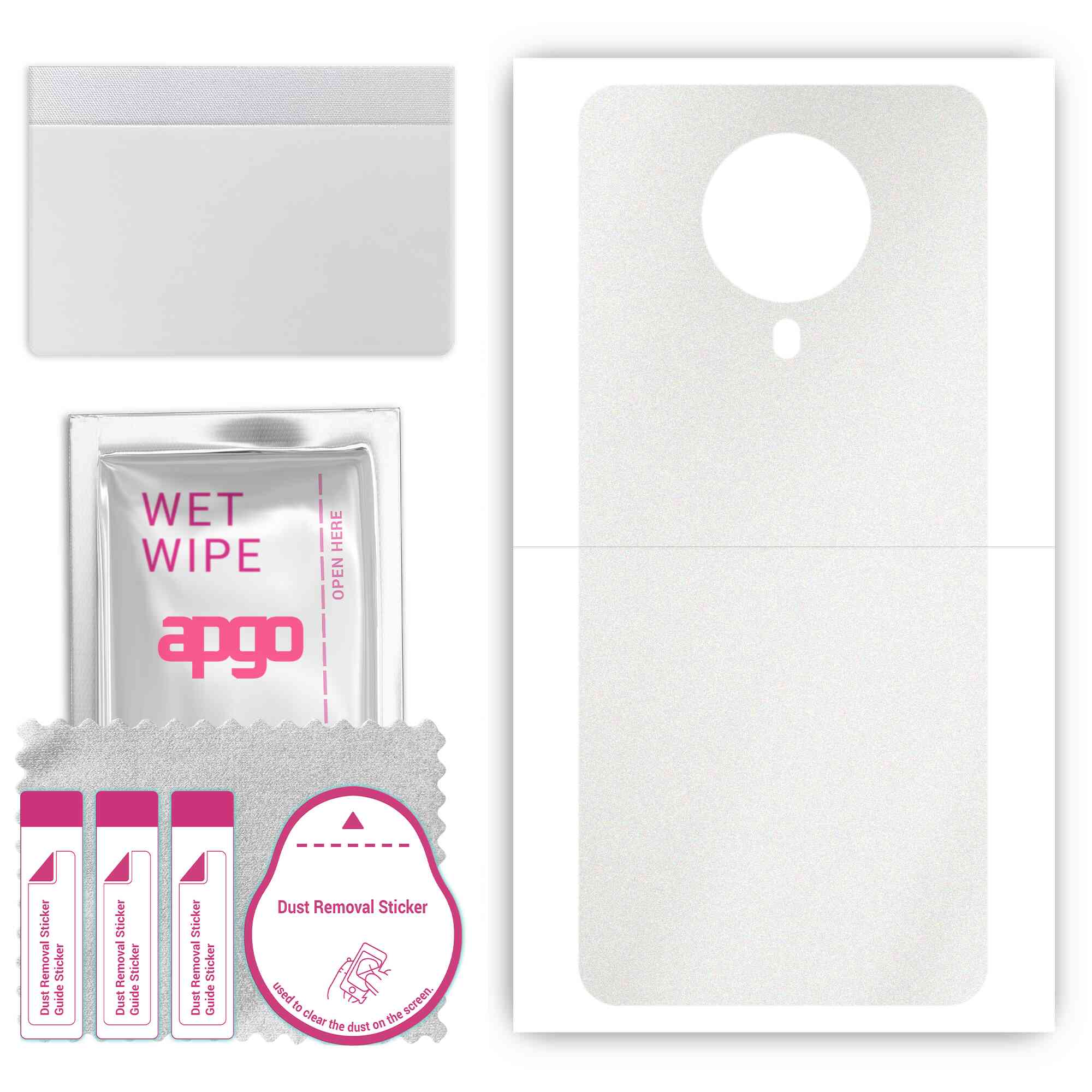 apgo Protective Skin Sticker for the back compatible with Vivo G1, Wrap Film, Foil, Vinyl - Pattern Matte Transparent
apgo Protective Skin Sticker for the back compatible with Vivo G1, Wrap Film, Foil, Vinyl - Pattern Matte Transparent